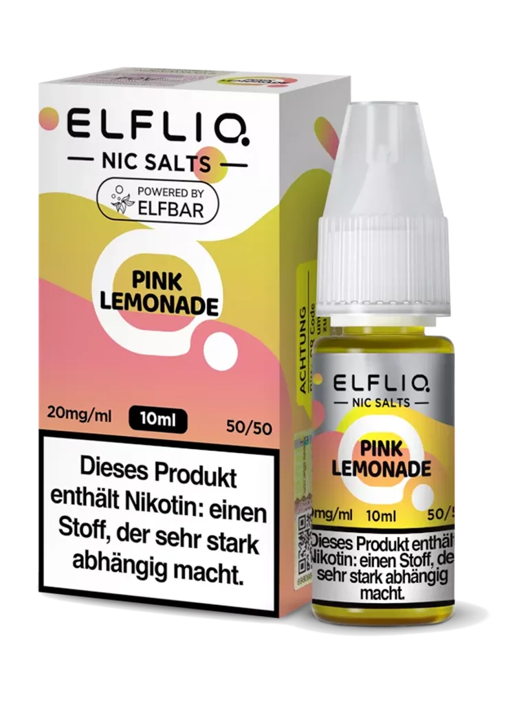 ELFLIQ - Nikotinsalz Liquid - Pink Lemonade - 10mg