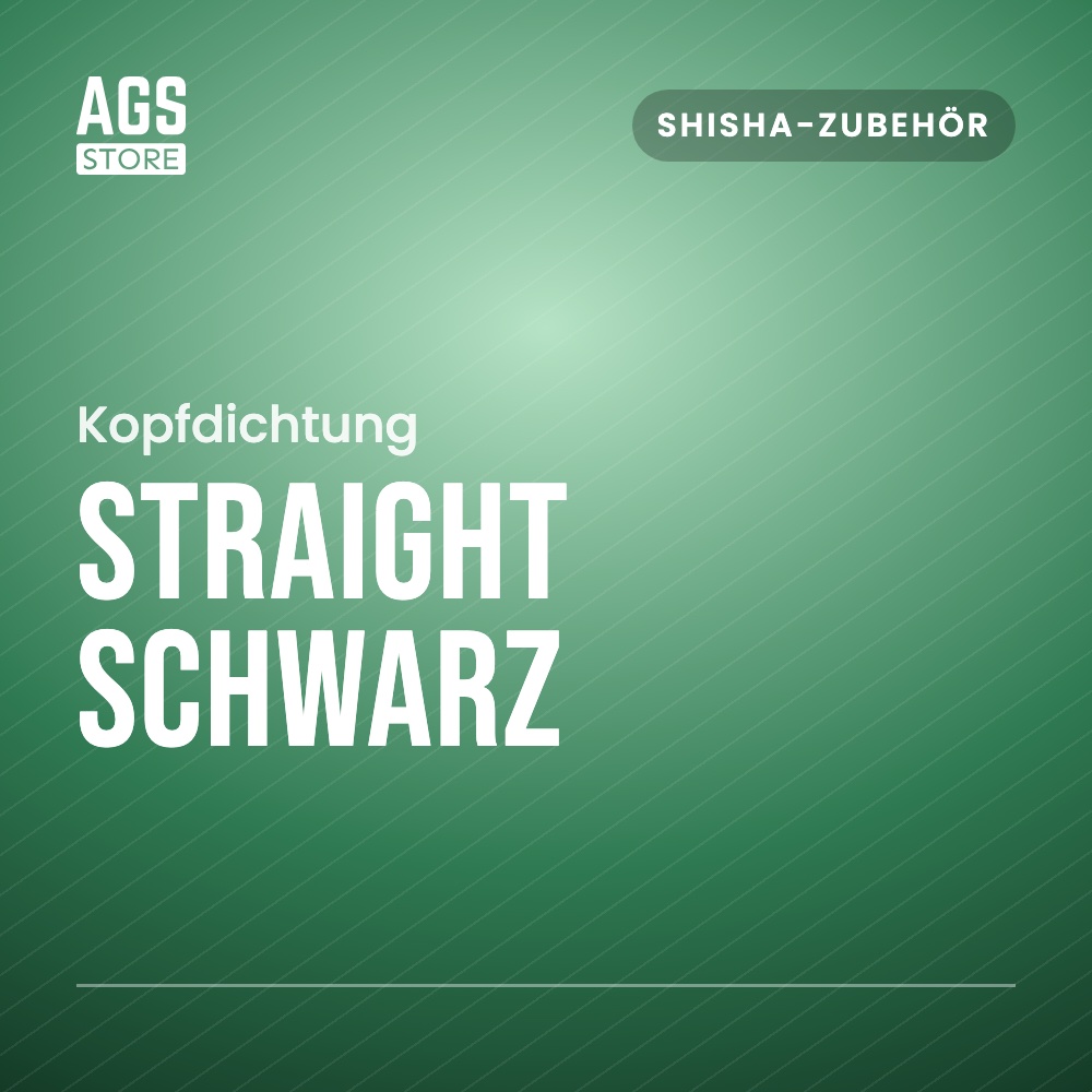 Kopfdichtung - Straight Schwarz