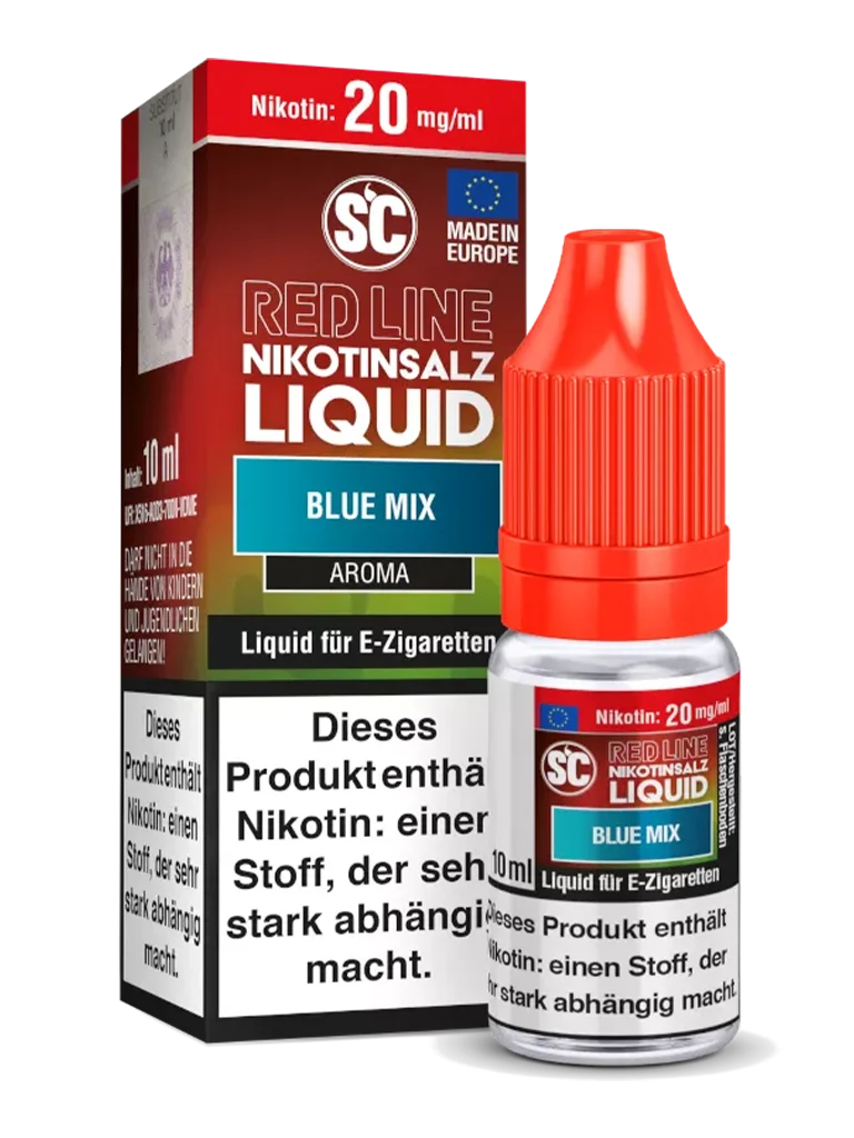 SC - Red Line - Nikotinsalz Liquid - Blue Mix - 20mg