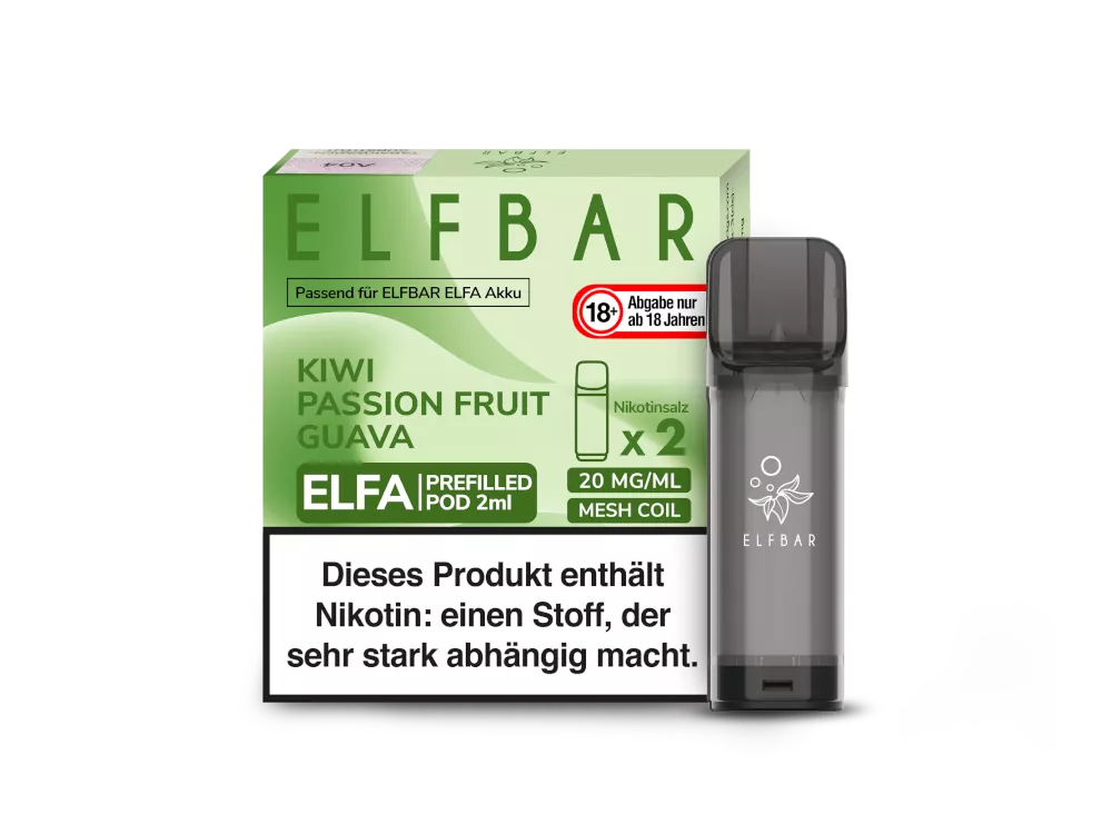 Elf Bar Elfa - Kiwi Passion Fruit Guava Pod