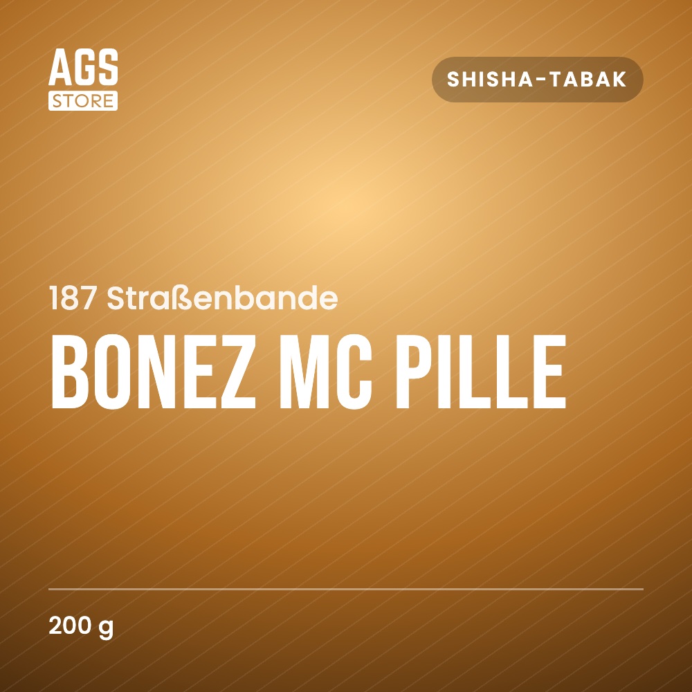 187 Straßenbande Tabak - Bonez MC Pille 200g
