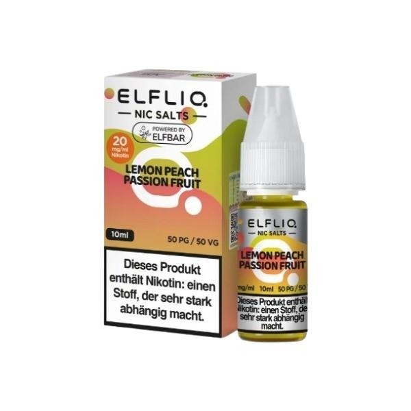 ELFLIQ - Nikotinsalz Liquid - Lemon Peach Passion Fruit - 20mg