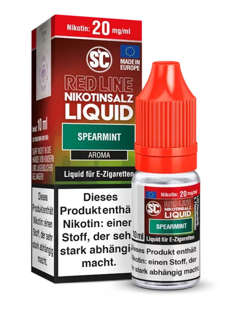 SC - Red Line - Nikotinsalz Liquid - Spearmint - 20mg