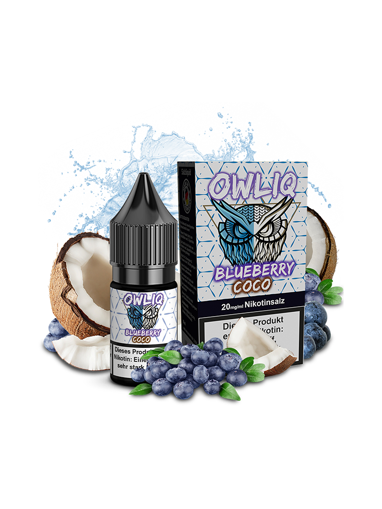 OWLIQ - Nikotinsalz Liquid - Blueberry Coco 20mg