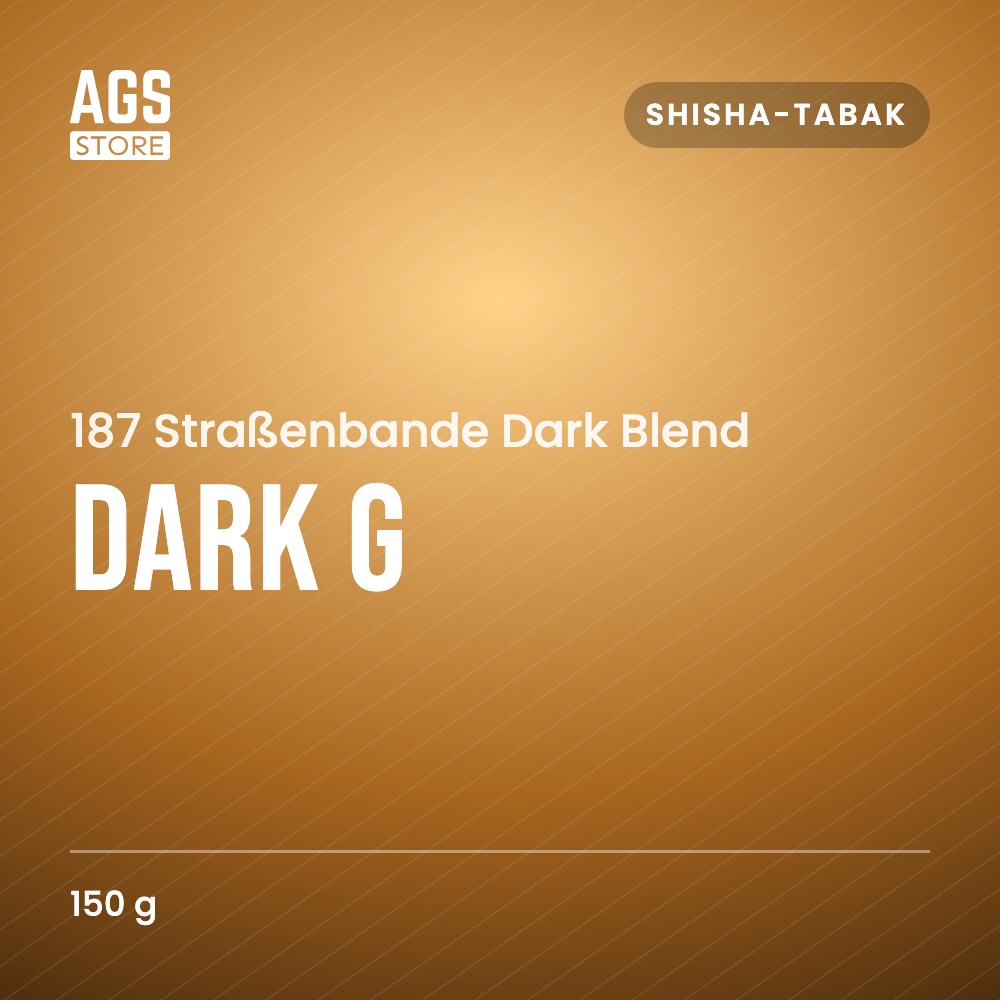 187 Straßenbande Dark Blend - Dark G 150g