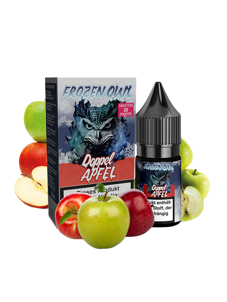 Frozen OWL - Nikotinsalz Liquid - Doppelapfel 20mg