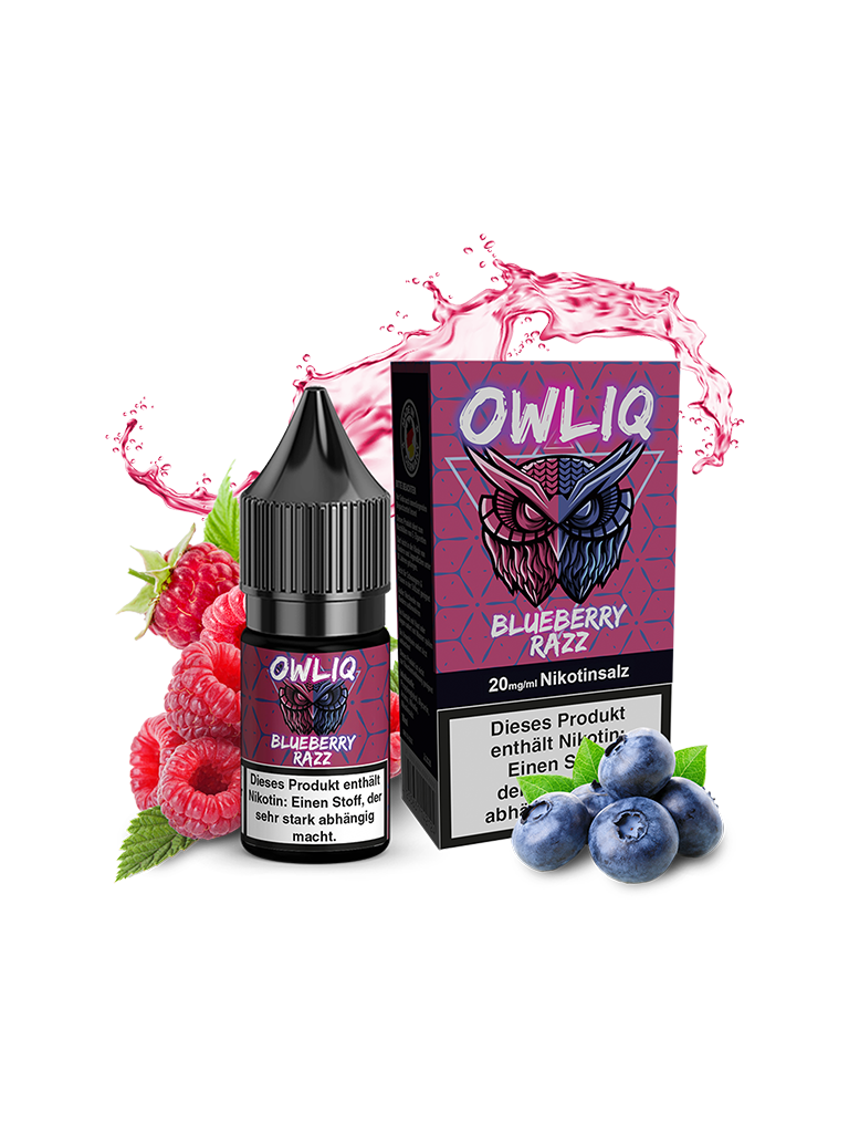 OWLIQ - Nikotinsalz Liquid - Blue Razz 20mg
