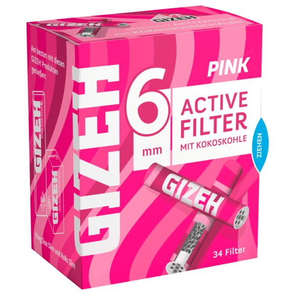 Gizeh - Pink Active Filter - 6mm
