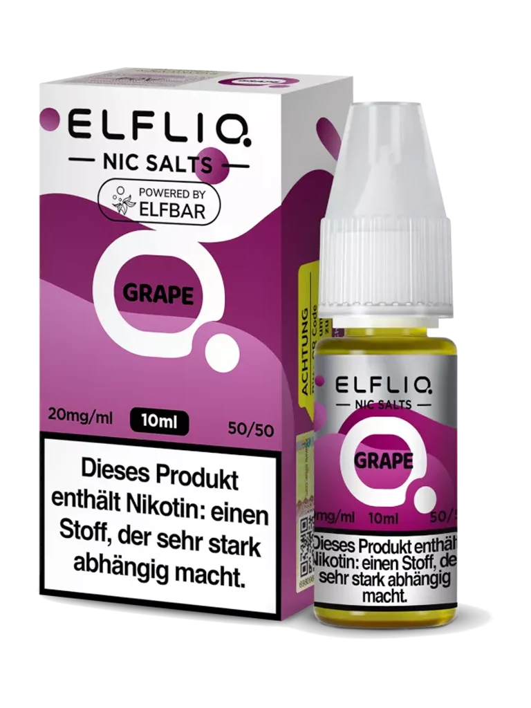 ELFLIQ - Nikotinsalz Liquid - Grape - 10mg