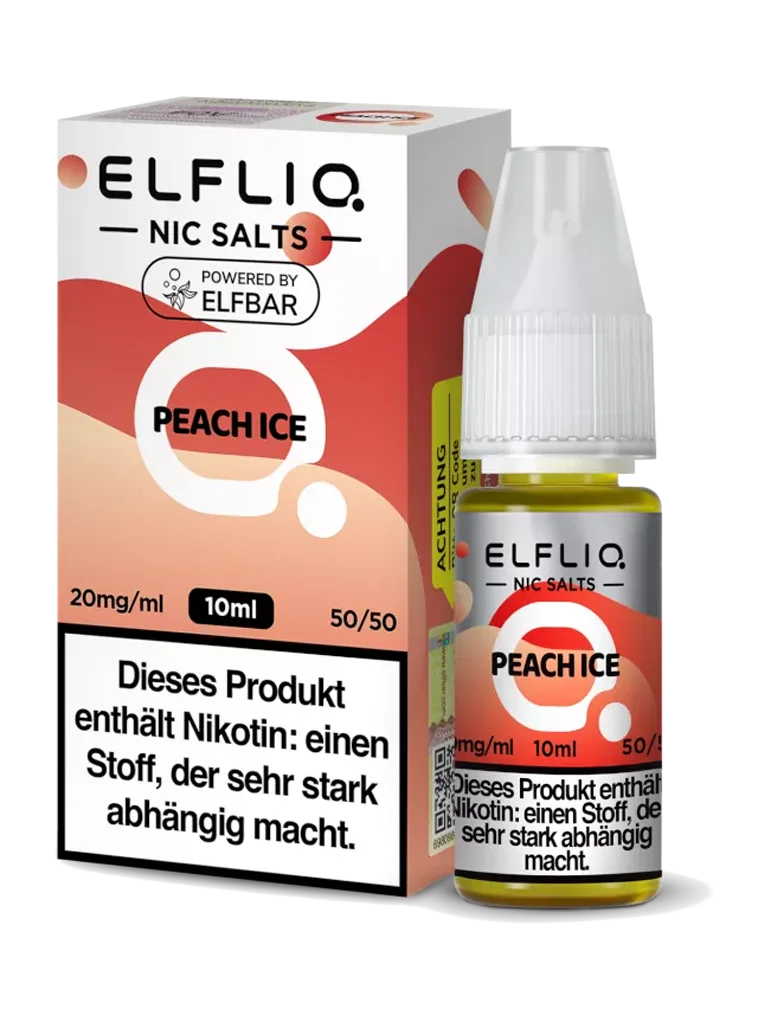 ELFLIQ - Nikotinsalz Liquid - Peach Ice - 10mg