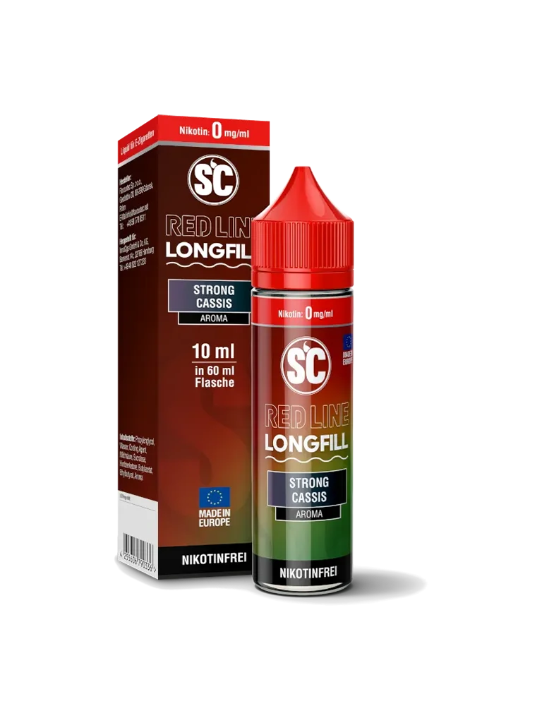 SC - Red Line - Longfill - Strong Cassis V2 10ml