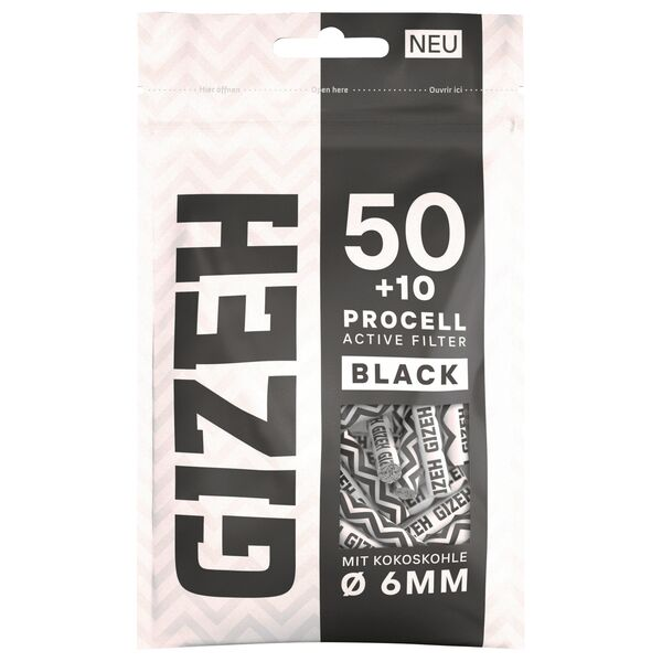 Gizeh - ProCell Active Filter Black 6mm