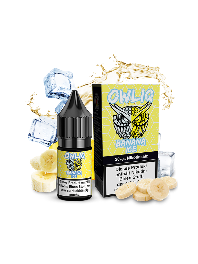 OWLIQ - Nikotinsalz Liquid - Banana Ice 20mg