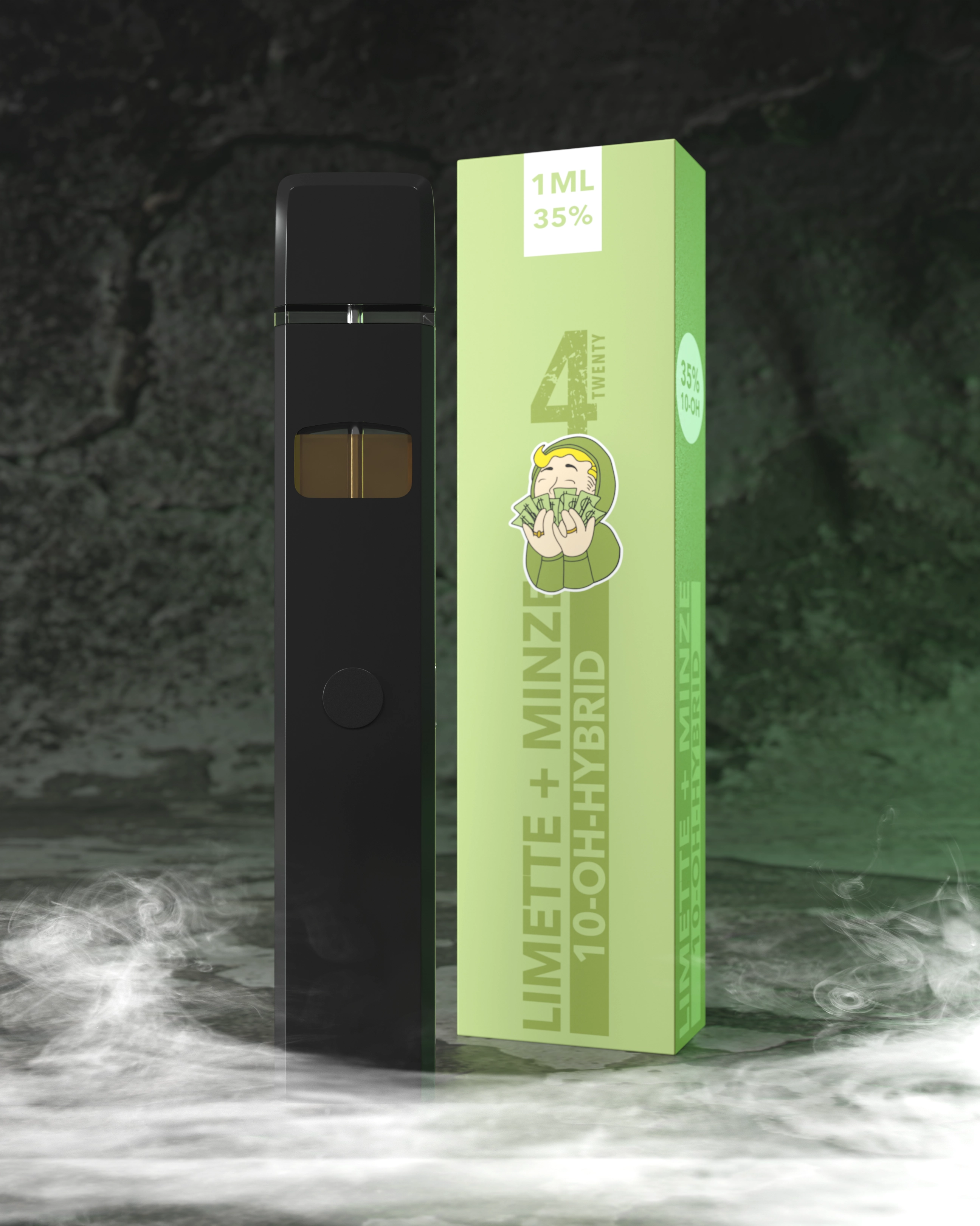 4Twenty - Intense - 10-OH-Hybrid - Limette Minze 1ml