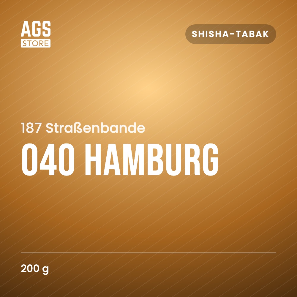 187 Straßenbande Tabak - 040 Hamburg 200g