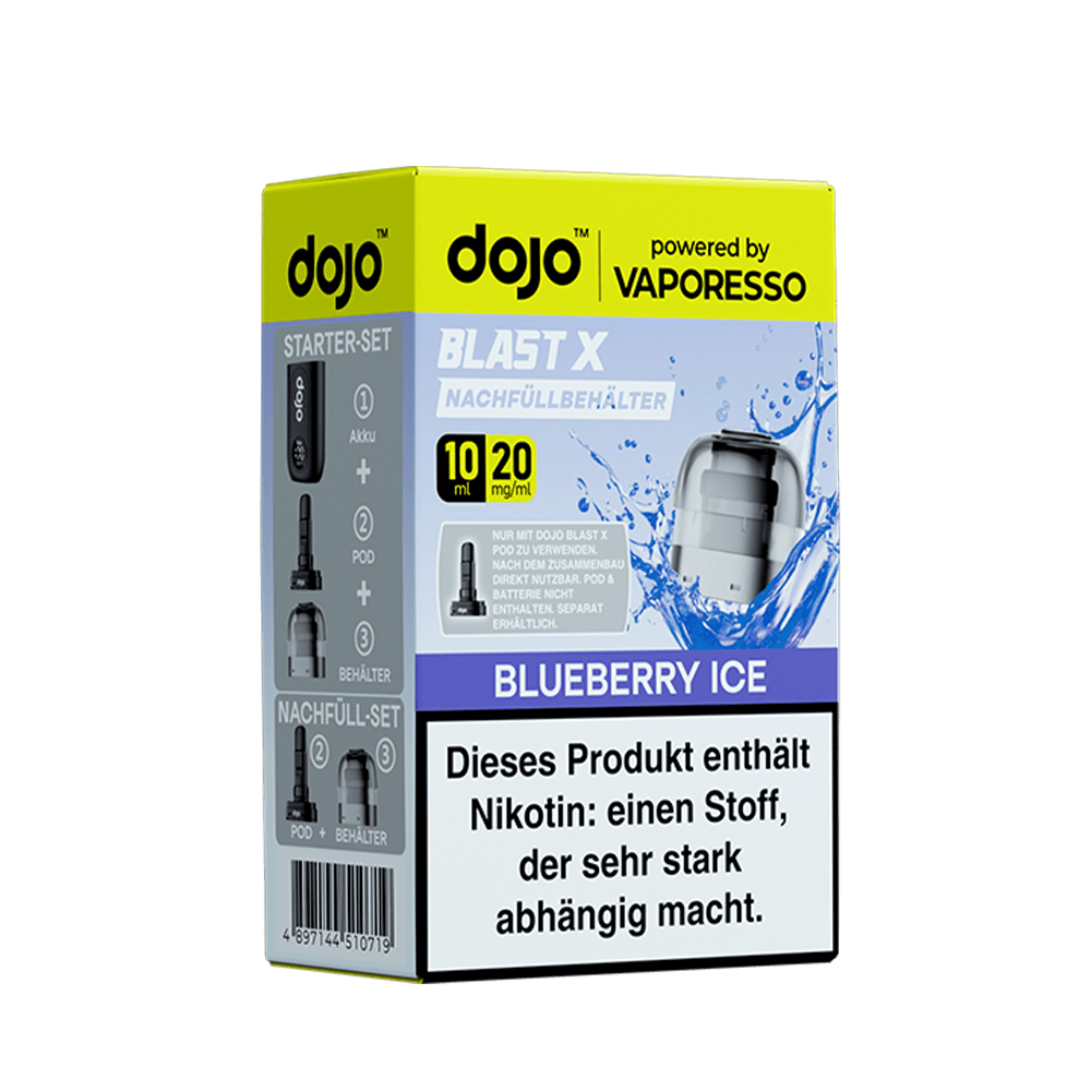 Dojo Blast X - Blueberry Ice 20mg Pod