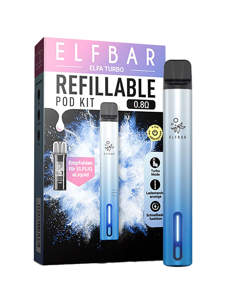 Elfbar - Elfa - Turbo Akku - Aurora-Cyan