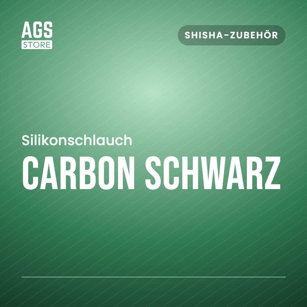 Silikonschlauch - Carbon Schwarz