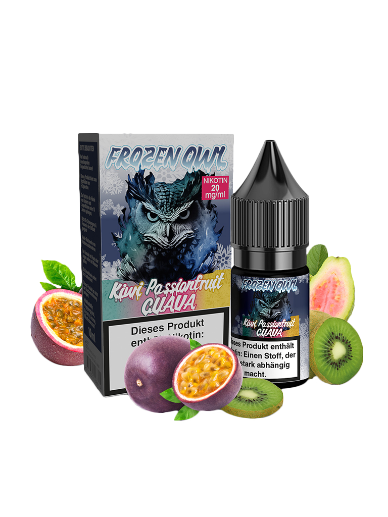 Frozen OWL - Nikotinsalz Liquid - Kiwi Passionfruit Guava 10mg
