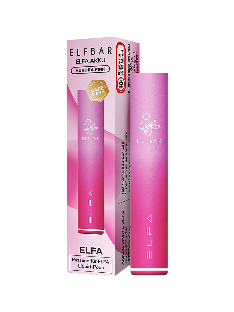 Elf Bar Elfa - Akku Aurora Pink