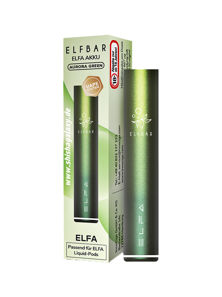 Elf Bar Elfa - Akku Aurora Green