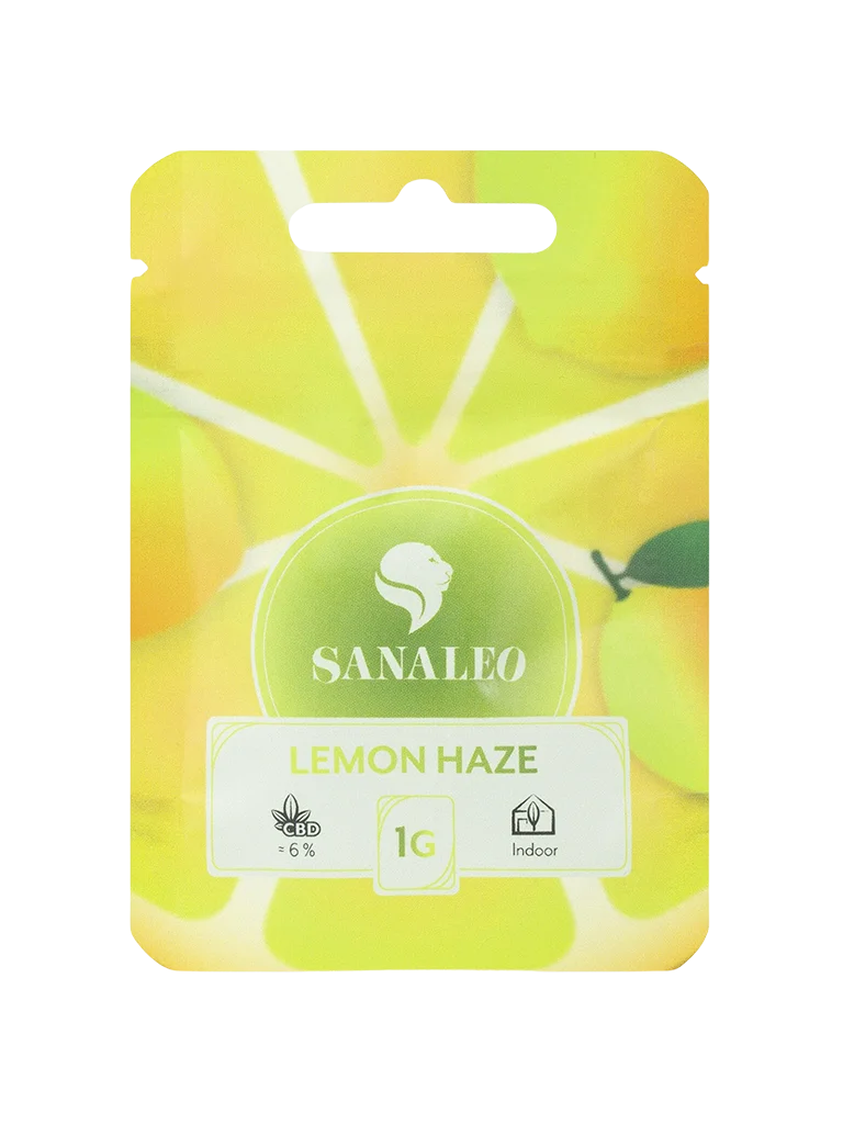 Sanaleo CBD Blüte - Lemon Haze 6% (1g)