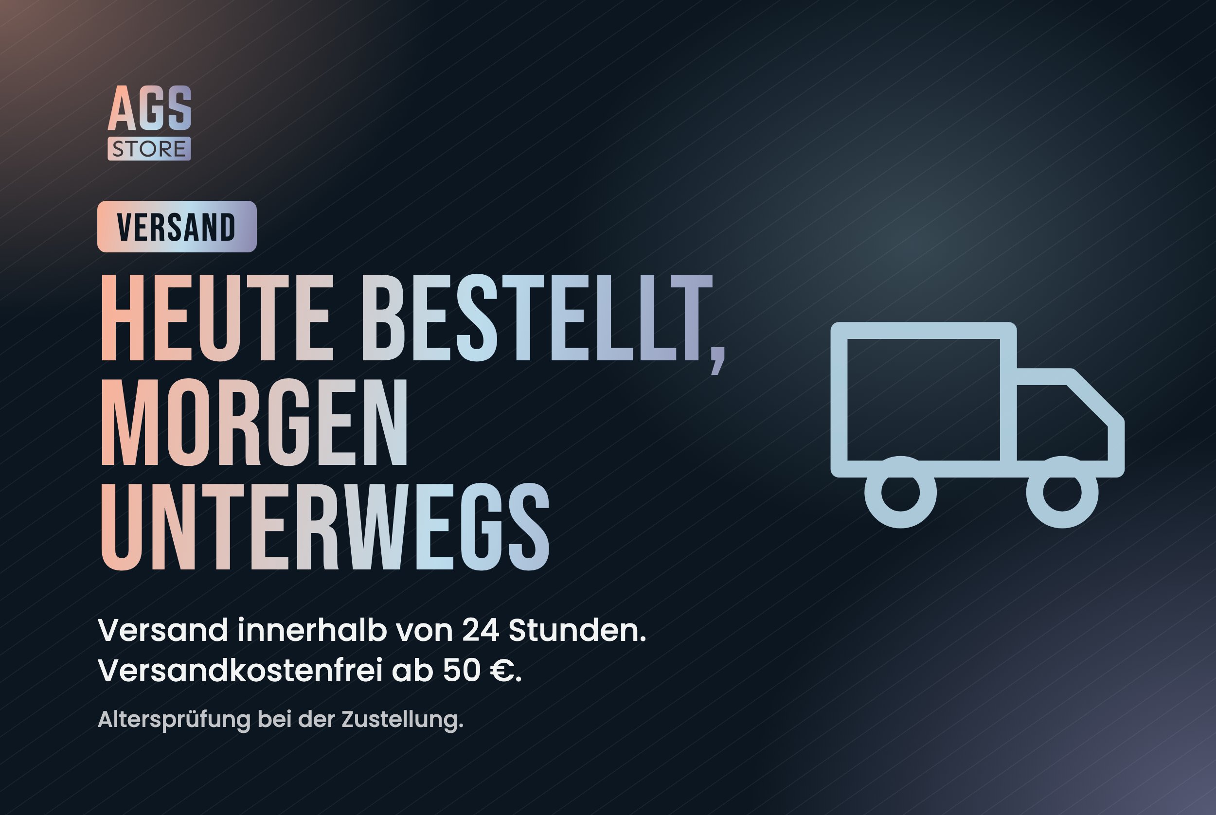 Versand innerhalb von 24 Stunden