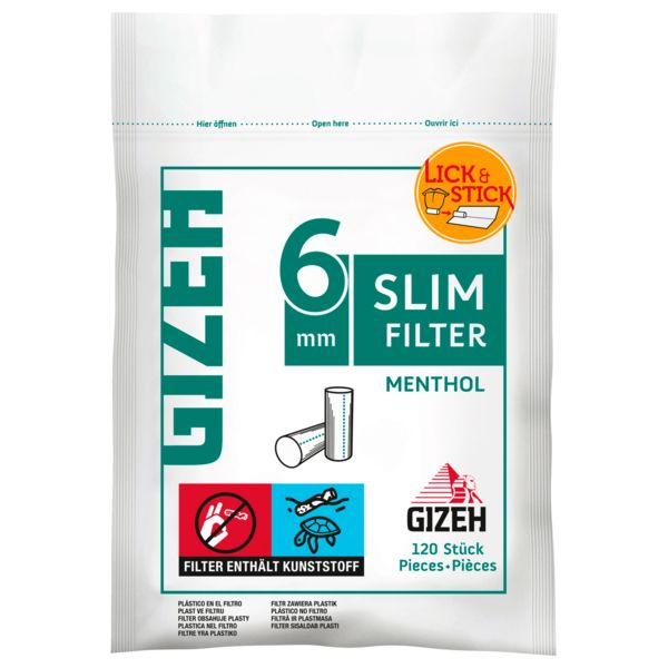 Gizeh - Filter Menthol - 120stk
