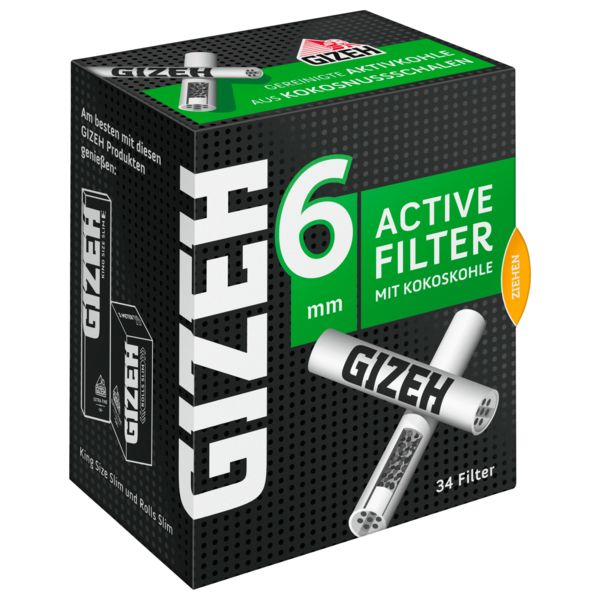 Gizeh - Black Active Filter 6mm