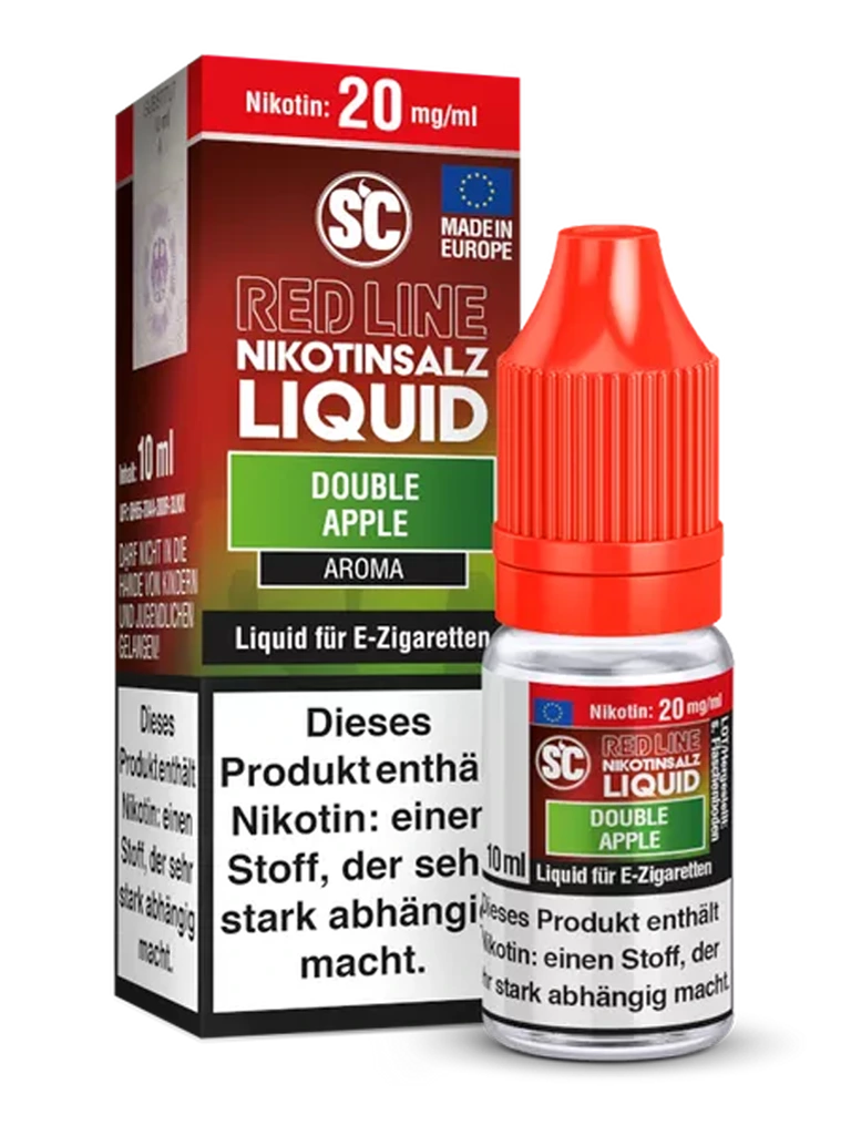 SC - Red Line - Nikotinsalz Liquid - Double Apple - 20mg