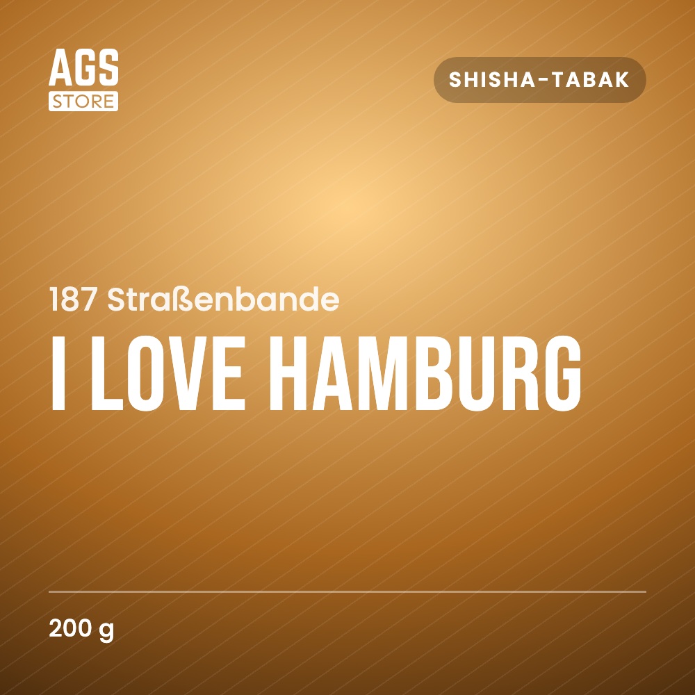 187 Straßenbande Tabak - I Love Hamburg 200g