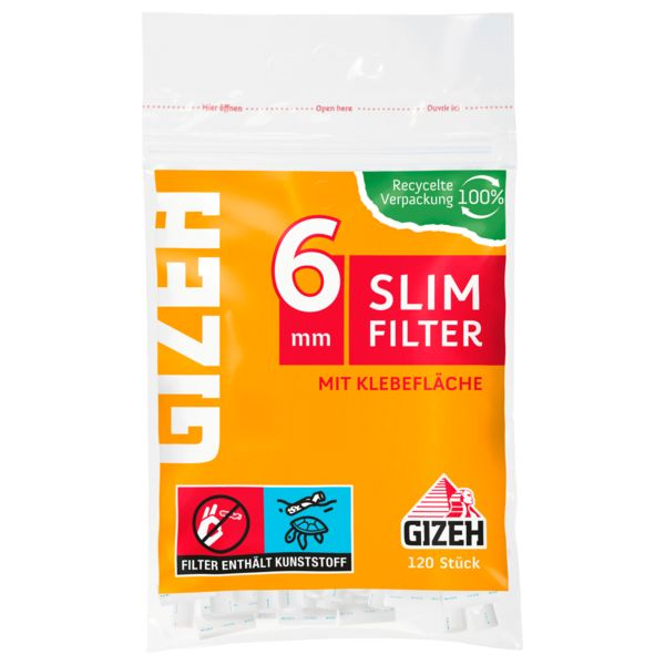 Gizeh - Slim Filter Klebefläche 120er