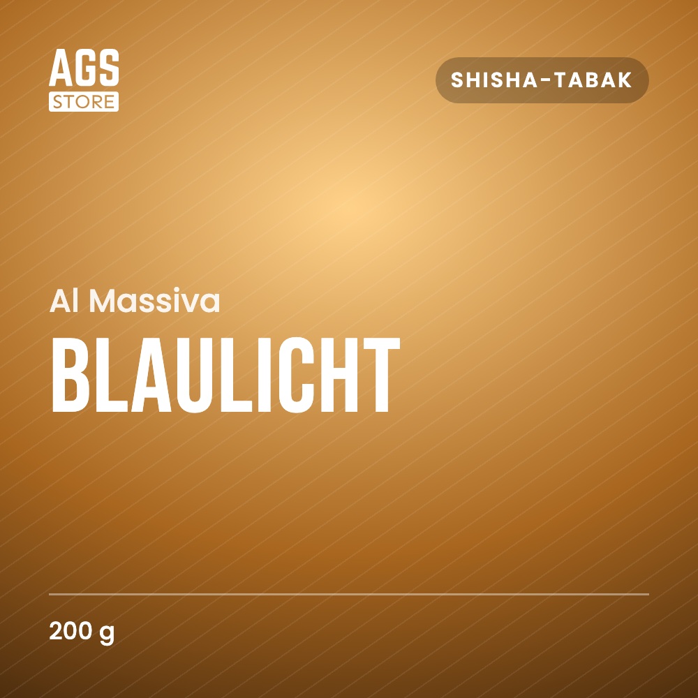 Al Massiva Tabak - Blaulicht 200g