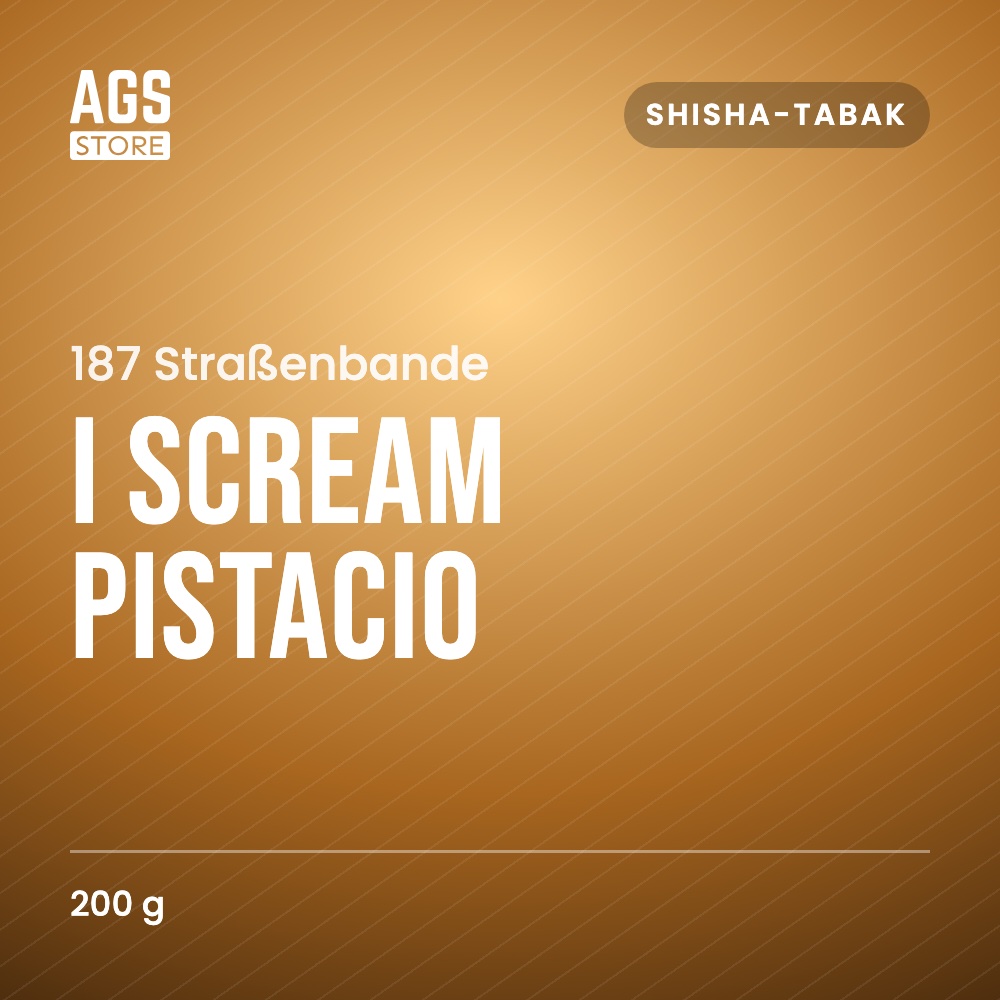 187 Straßenbande Tabak - I Scream Pistacio 200g