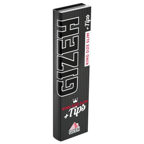 Gizeh - Black Kingsize Slim + Tips
