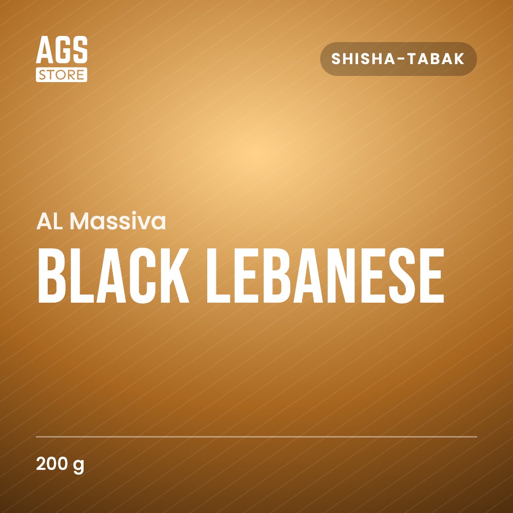 AL Massiva Tabak - Black Lebanese 200g