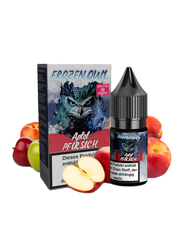Frozen OWL - Nikotinsalz Liquid - Apfel Pfirsich 20mg