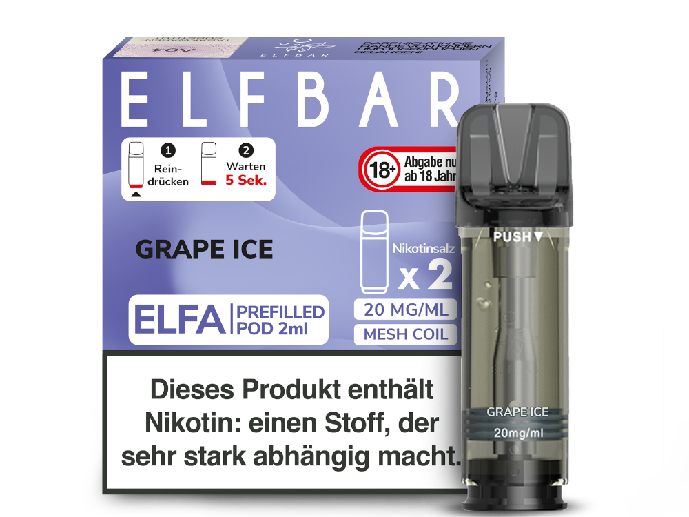 Elf Bar Elfa - Grape Ice Pod