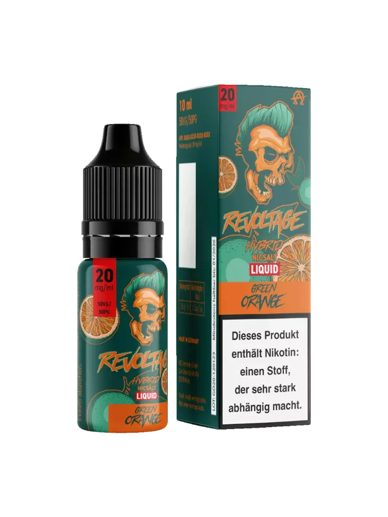 Revoltage - Nikotinsalz Liquid - Green Orange Hybrid - 20mg