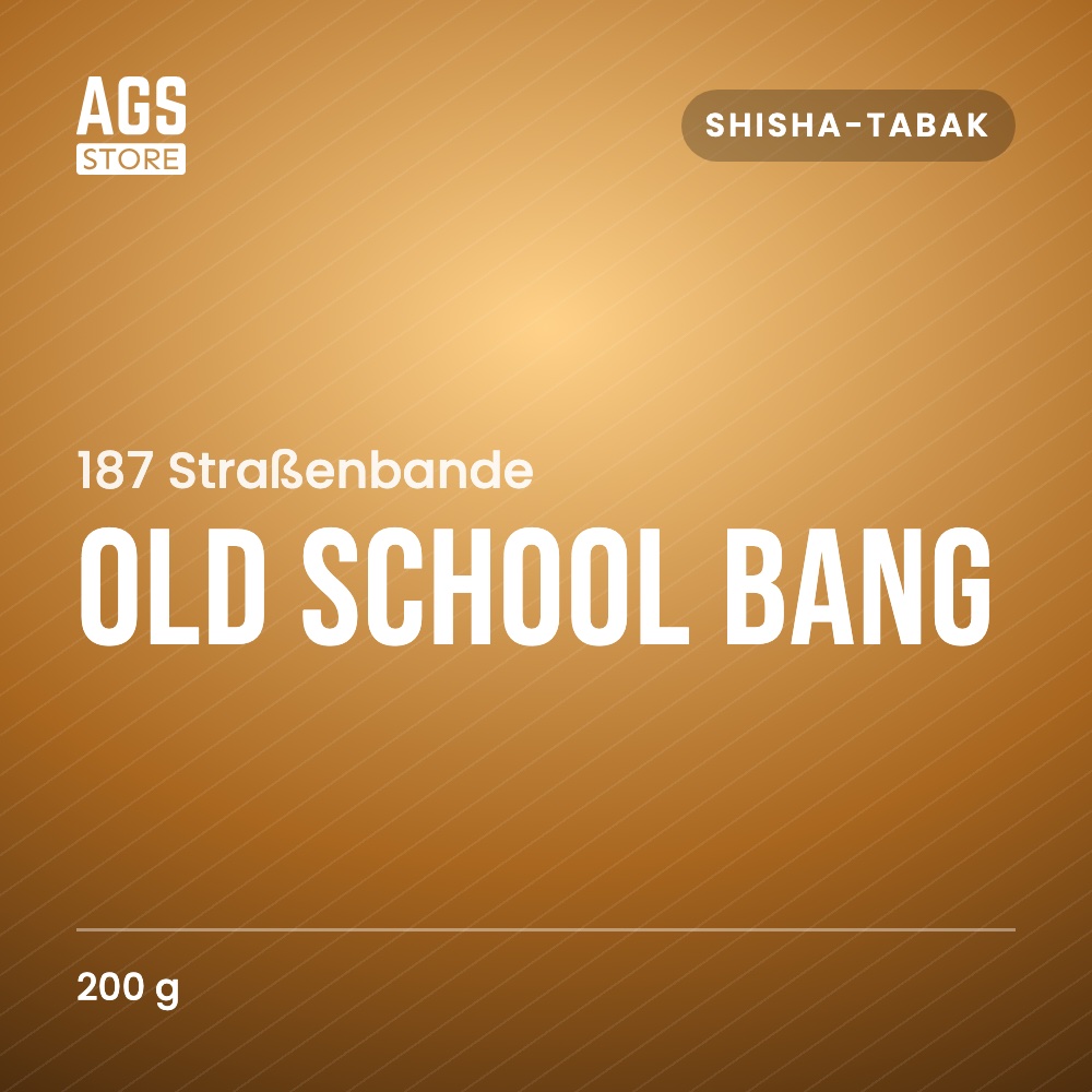 187 Straßenbande Tabak - Old School Bang 200g