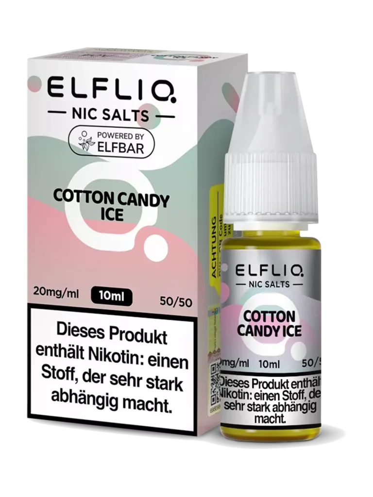 ELFLIQ - Nikotinsalz Liquid - Cotton Candy Ice - 20mg